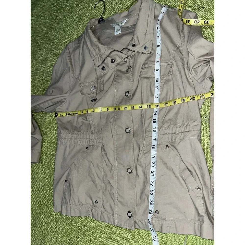 Orvis Womens Utility Jacket  womens 16, Khaki ‎ Pockets , Zip , Lightweight